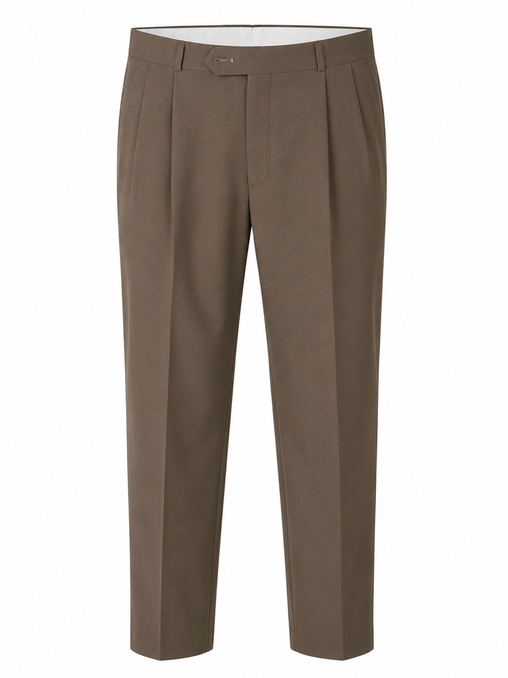 HENRY GRETHEL men’s taupe pants 32 x 30. Pleated front.   dry clean.